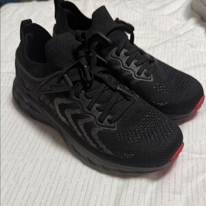 Athletic Works Black and Red Men's Athletic Shoes